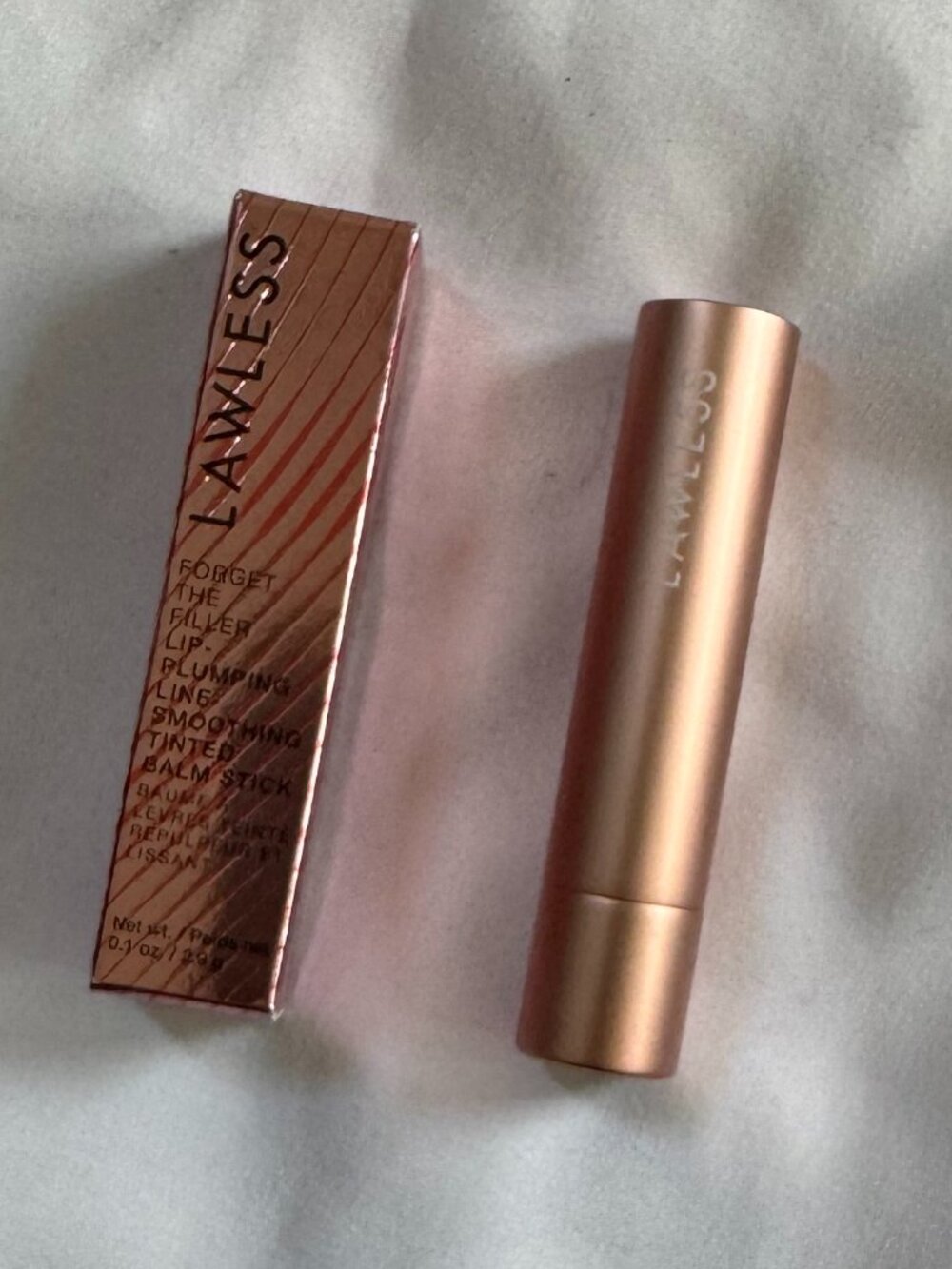 Lawless Forget the Filler Tinted Lip Balm, Lip Plumping, Line Smoothing